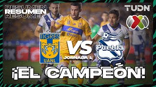 Resumen y goles  Tigres vs Puebla  AP2023J1  Liga Mx  TUDN [upl. by Akinert924]