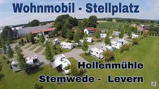 Wohnmobil  Stellplatz Stemwede Levern NRW  womoclickde [upl. by Elkraps]