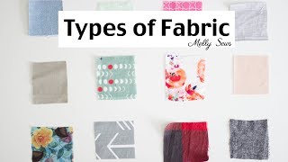 Fabric Types  Material for Sewing [upl. by Carbone683]