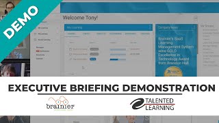 Brainier LMS Executive Briefing Demonstration [upl. by Padriac]