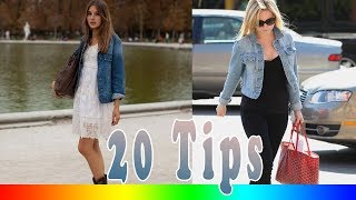 20 Style Tips On How To Wear A Denim Jacket [upl. by Hsejar56]