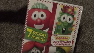 The VeggieTales Christmas Classics 7 Holiday Favorites DVD Unboxing [upl. by Dang]