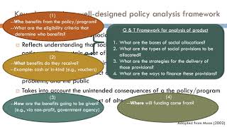 Part 1 Gilbert amp Terrell Policy Analysis Framework Chapter 3 [upl. by Barram]