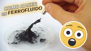 Como hacer un FERROFLUIDO MAGNÉTICO 😮 [upl. by Sialac437]