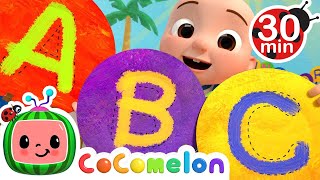 The ABC Song  CoComelon  Kids Cartoons  Moonbug Kids [upl. by Agate]