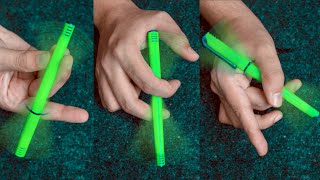 3 EASY VISUAL Pen Spinning Tricks  TUTORIAL [upl. by Rutger]