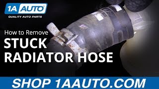 How to Loosen A Stuck Radiator Hose [upl. by Tonye]