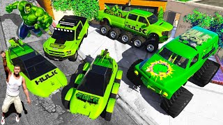 Collecting HULK SUPERCARS In GTA 5😍 [upl. by Maryl]