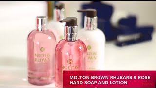 Molton Browns Rhubarb and Rose Soap and Lotion  Im Obsessed  InStyle [upl. by Maidie]