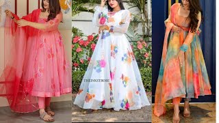 Beautiful Organza Frock Suit Designs  Organza Suit Designs  Organza Gown Designs  Organza Dresses [upl. by Young]