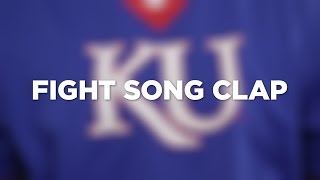 KU Traditions Learn the quotIm a Jayhawkquot fight song clap [upl. by Leunamnauj]