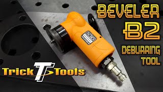 Beveler B2 Air Deburring Tool  TrickToolscom [upl. by Ashatan586]