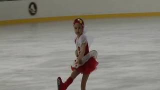 Kamila Valieva 5yearold program2S attempt [upl. by Middlesworth]