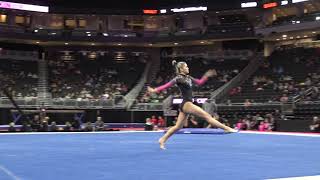 Olivia Dunne  Floor Exercise – 2020 Nastia Liukin Cup [upl. by Zilla]