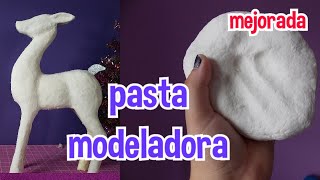 pasta modeladora con papel higienico mejorada [upl. by Airtina]