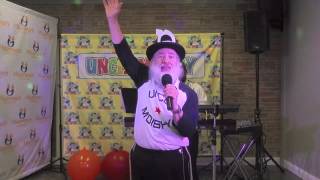 Uncle Moishy sings at Misameach [upl. by Ikir]