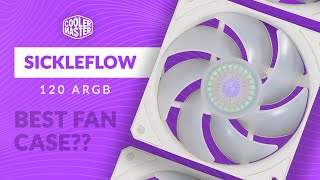 Cooler Master Sickleflow 120 ARGB Review  White RGB Fans [upl. by Janine]