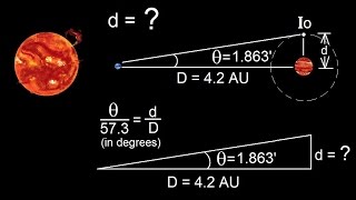 Astronomy  Chapter 1 Introduction 8 of 10 Find the Distance Between Jupiter and Io [upl. by Ecital122]