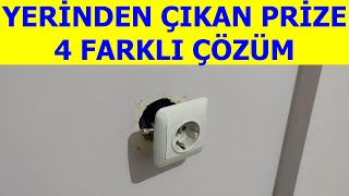 Yerinden Çıkan Priz Nasıl Takılır Gevşeyen Prizlere 4 Farklı Çözüm Gevşeyen Prize Çözüm [upl. by Mages]