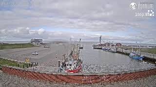 LiveWebcam Hafen in Dornumersiel [upl. by Tnomed758]