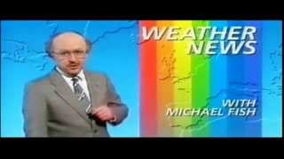 Embarrassing 80s  Michael Fish amp the Hurricane [upl. by Aoh]