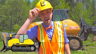 Blippi Explores Construction Trucks For Kids  Educational Videos For Toddlers  1 Hour of Blippi [upl. by Almap231]