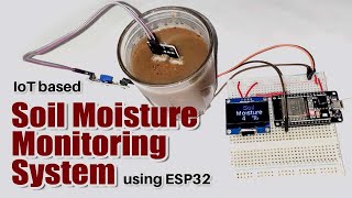 IoT based Soil Moisture Monitoring System using ESP32 [upl. by Nessnaj]