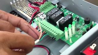 Door Access Control System  Part 1 Installing EMLock amp BIOXCESS Reader [upl. by Nali]