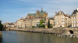 Moselle river Metz Lorraine France Europe [upl. by Noxaj]