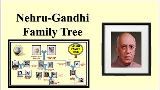 Nehru–Gandhi Family Tree  7 Generations  Family Trees [upl. by Durkee]