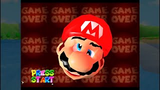 Super Mario 64  Game Over N64 [upl. by Sseb]