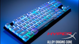 HyperX Alloy Origins Core Mechanical Keyboard  White Pudding Keycaps  Review [upl. by Roskes]