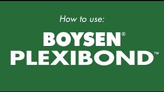 How to use BOYSEN Plexibond [upl. by Disraeli]