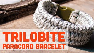 Easy Trilobite Paracord Bracelet—Beginner Tutorial [upl. by Eelrak]