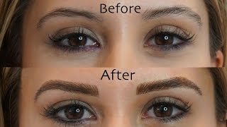 Microblading Eyebrows See My Before and After Results [upl. by Thirzi]