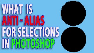 What is Anti Alias in Photoshop [upl. by Initof]