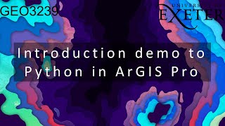 Introduction to Python in ArcGIS Pro [upl. by Ebeneser]