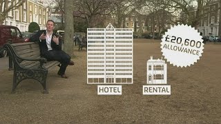 MPs expenses the 46 claiming London rent amp hotels while owning property [upl. by Enyalb]