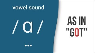 Vowel Sound  ɑ  as in quotgotquot American English Pronunciation [upl. by Akima806]