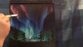 Learn How to Paint the Northern Lights in oil Aurora Borealis  Part 2  Colours [upl. by Nnaes999]