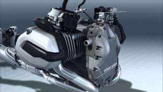 BMW Motorcycles R1200GS WaterCooled Boxer Engine internal view Video [upl. by Garihc]