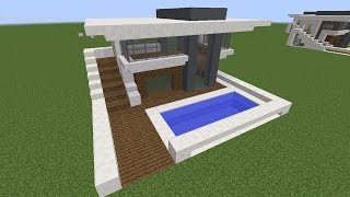 Minecraft Modern Ev Yapımı [upl. by Ancier137]