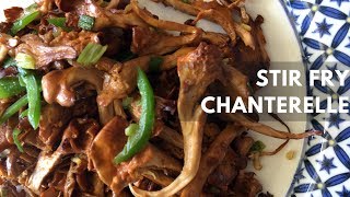 Cooking Chanterelle Mushrooms – Delicious 5 Minute Recipe [upl. by Mathew984]