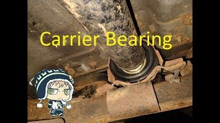 Nissan Hardbody Carrier Bearing Replacement [upl. by Arriek]