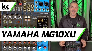 Yamaha MG10XU USB Audio Mixing Console  Setup amp Review [upl. by Aniela]