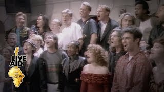 Band Aid II  Do They Know Its Christmas Official Video [upl. by Kcerred656]