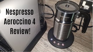 Nespresso Aeroccino 4 Milk Frother Review  Worth upgrading from the Aeroccino 3 [upl. by Aicilihp]