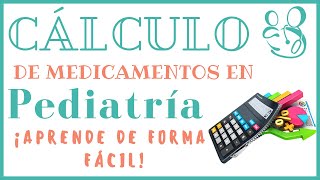 COMO CALCULAR MEDICAMENTOS EN PEDIATRIA  CALCULAR DOSIS EN PEDIATRIA [upl. by Ahseikan]