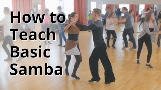 Workshop  How to do Basic Samba for Beginners  Latin Dance [upl. by Carpet]