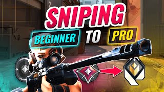 4 Levels of SNIPING Beginner to Pro  Valorant [upl. by Llednek962]